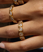 Zoya Crown Heart Gold Ring