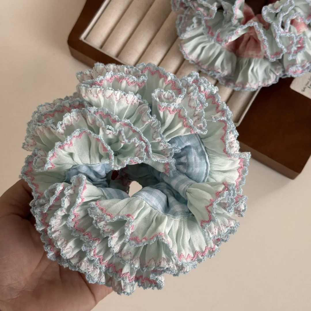 Veronica Frill Big Scrunchies