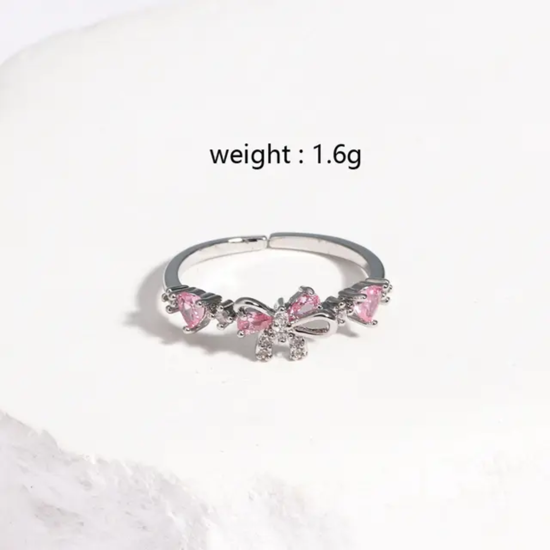 Ribbon Cute Bow Rings