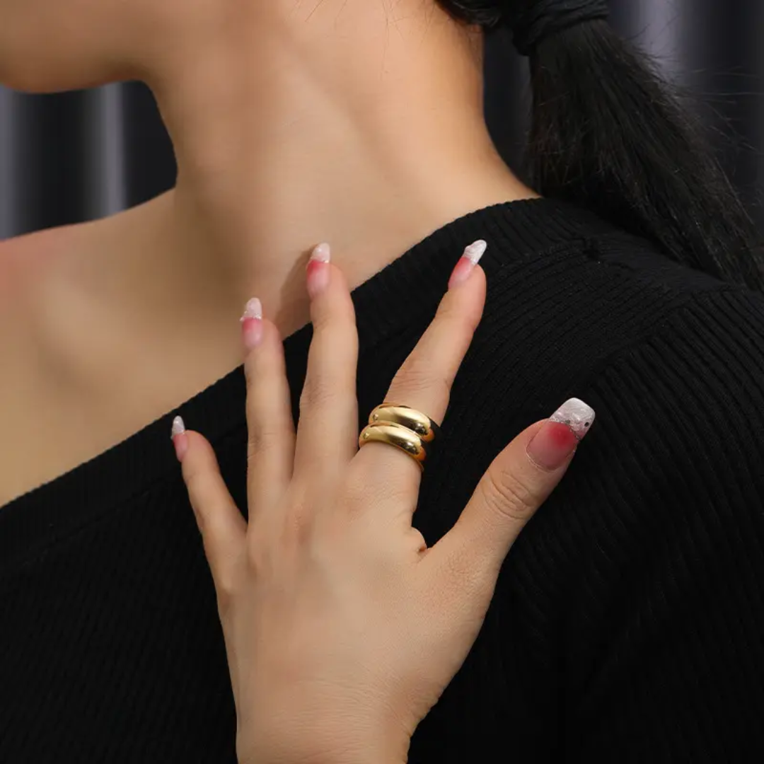 Jenif Bold Round Ring✨